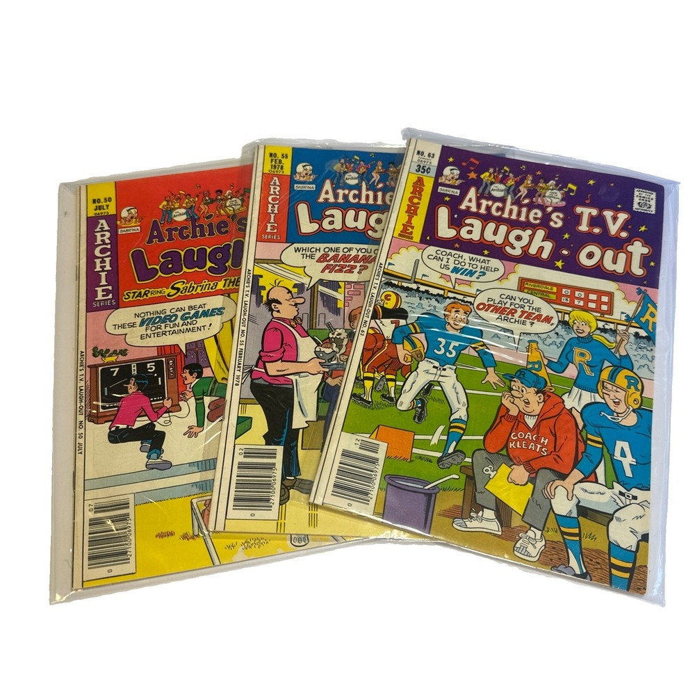 Lot of 3 Archie's TV Laugh Out - #50, #55 and #63